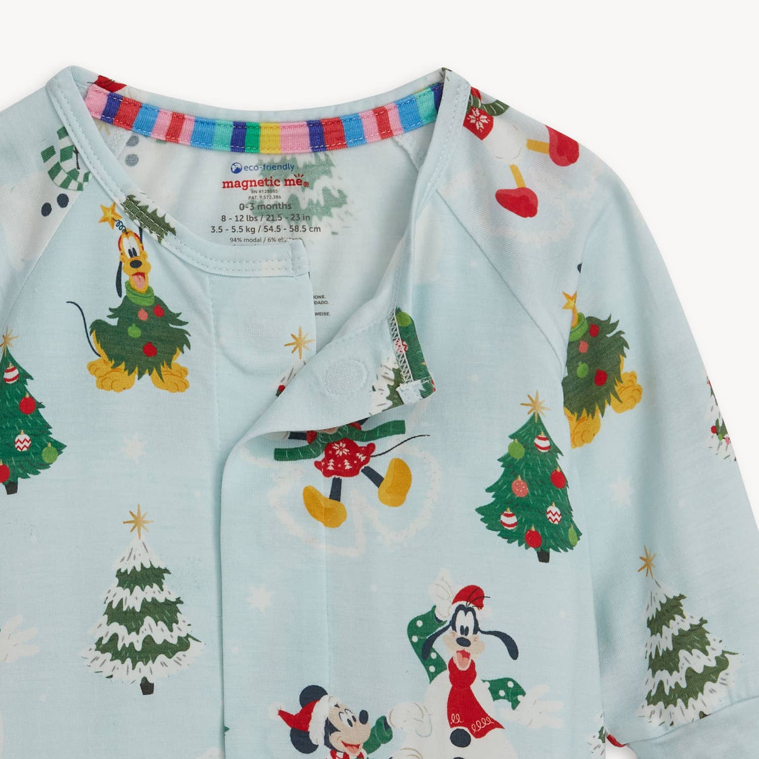 Magnetic Convertible Footie Romper - Disney Snow Excited - Image 7