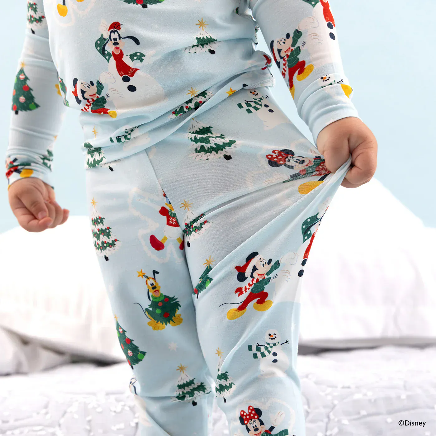 Magnetic Long Sleeve Pajama Set - Disney Snow Excited - Image 2