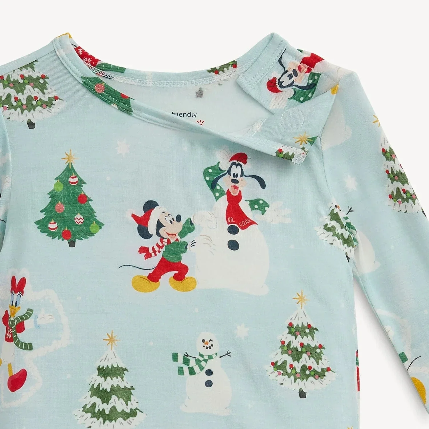Magnetic Long Sleeve Pajama Set - Disney Snow Excited - Image 6