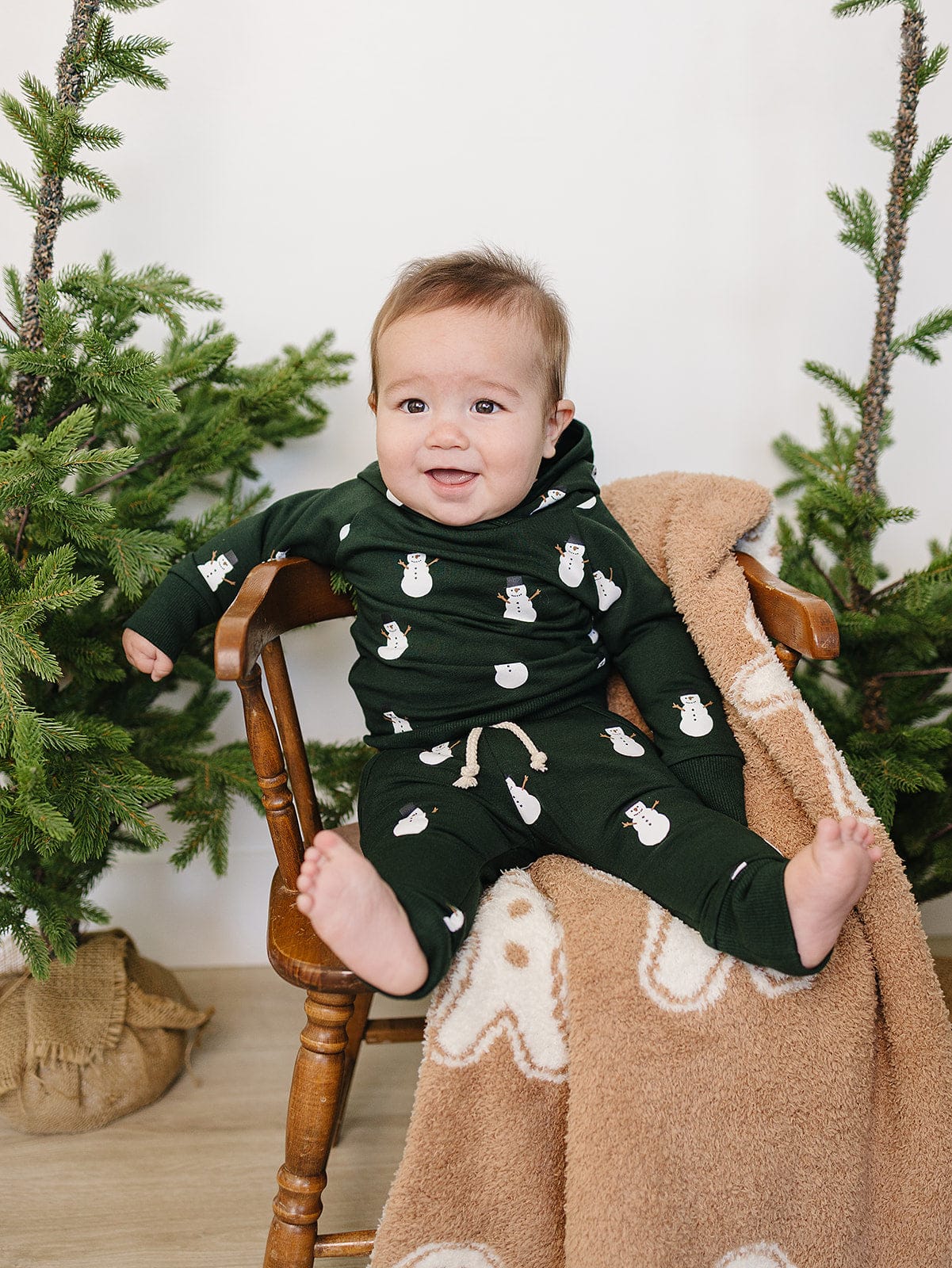 Snowman Hooded French Terry Set - Image 3