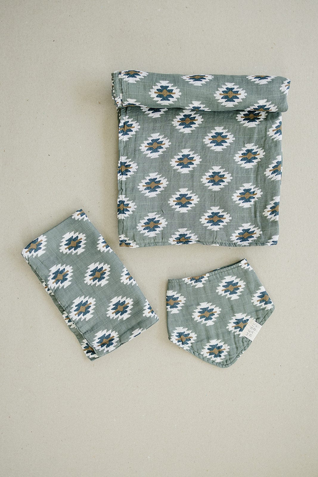 Southwest Aztec Muslin Burp Cloth - Image 5