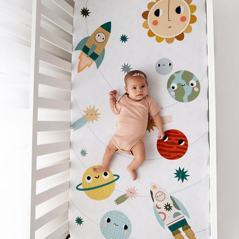 Crib Sheet, Space Explorer - Standard Size - Image 3