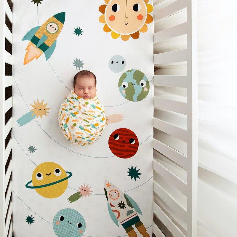 Crib Sheet, Space Explorer - Standard Size - Image 4