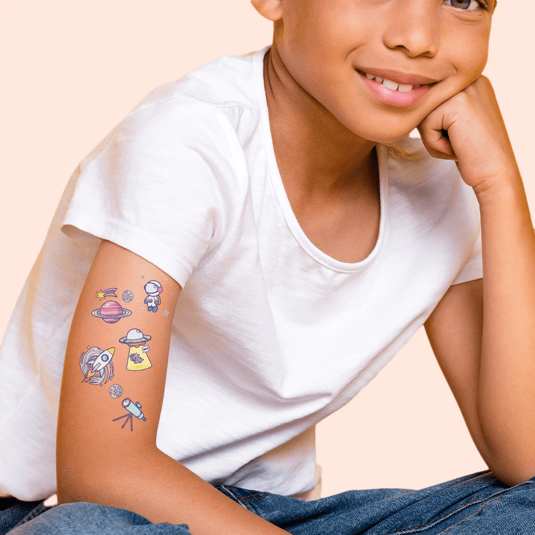 Space Ranger Variety Temporary Tattoos Set - Image 7