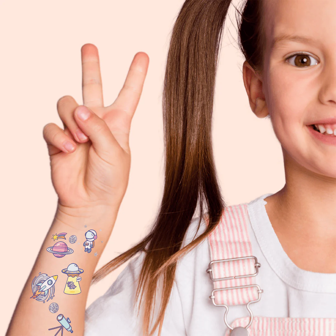 Space Ranger Variety Temporary Tattoos Set - Image 8