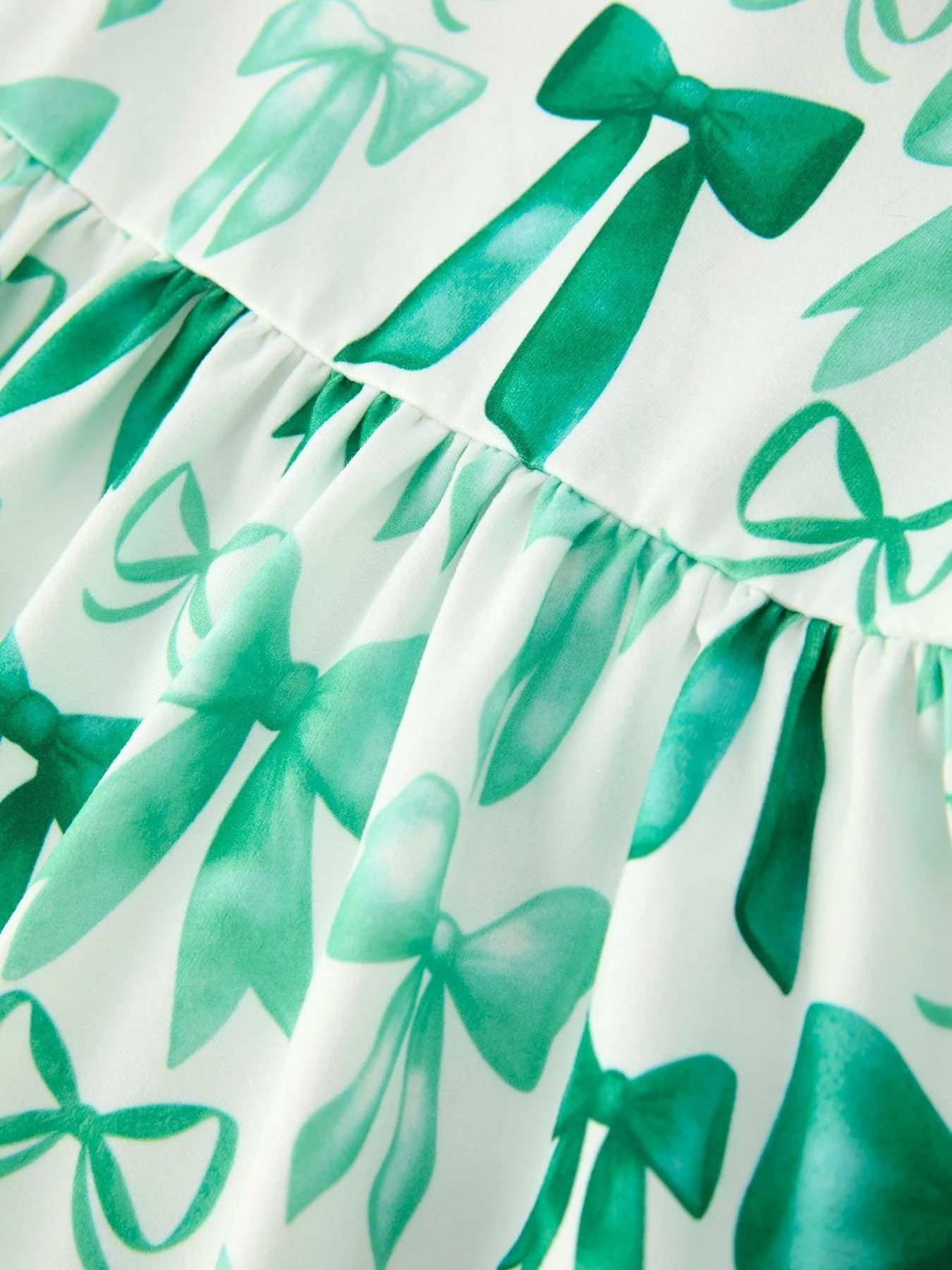 St. Patrick's Day Bow Top and Ruffled Leggings Girls Set - Image 10