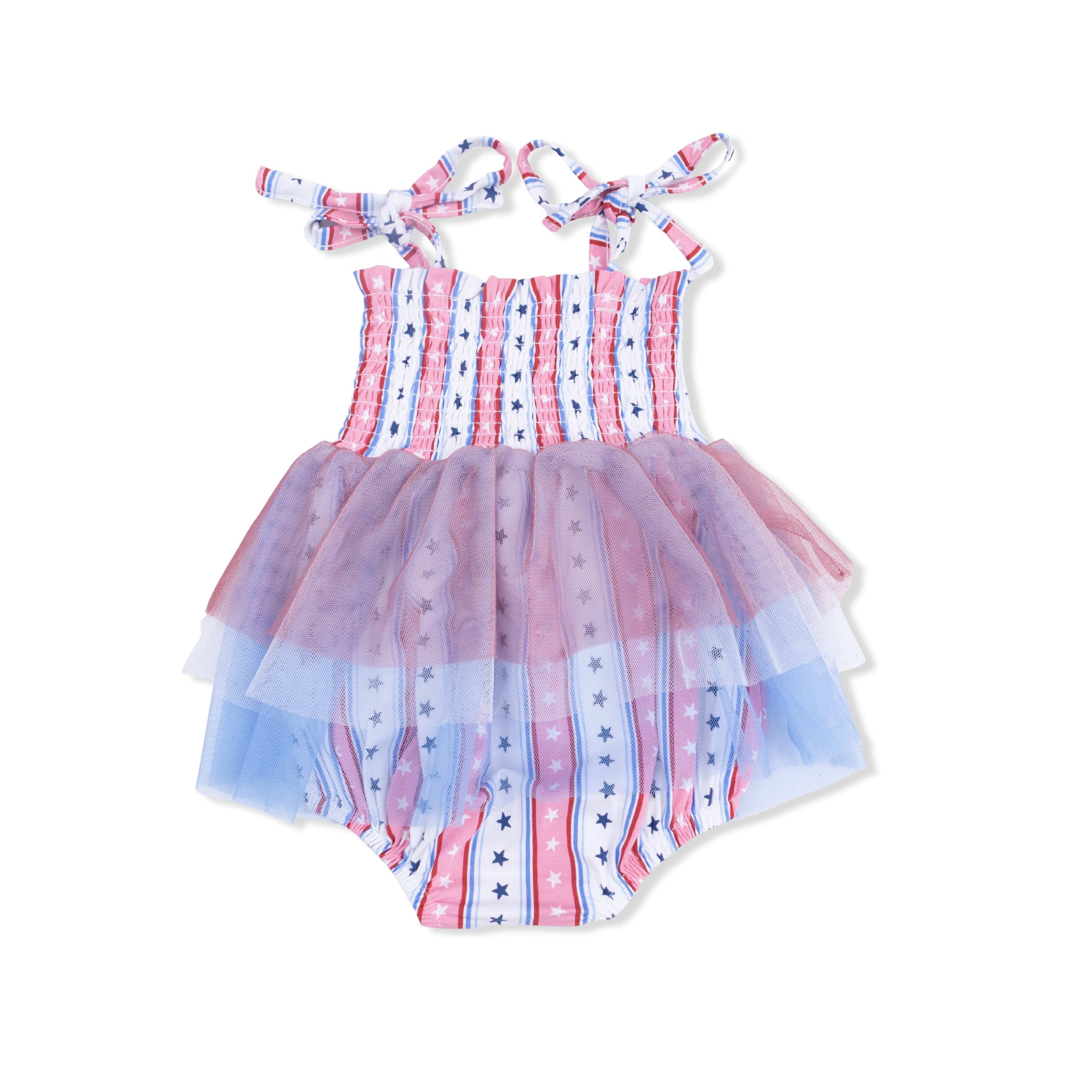 Tutu Bubble Romper - Stars and Stripes - Image 2