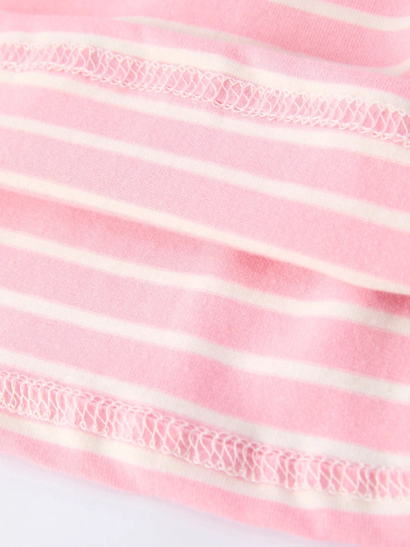 Strawberry Embroidery Pink Stripe Girl Smocked Dress - Image 5