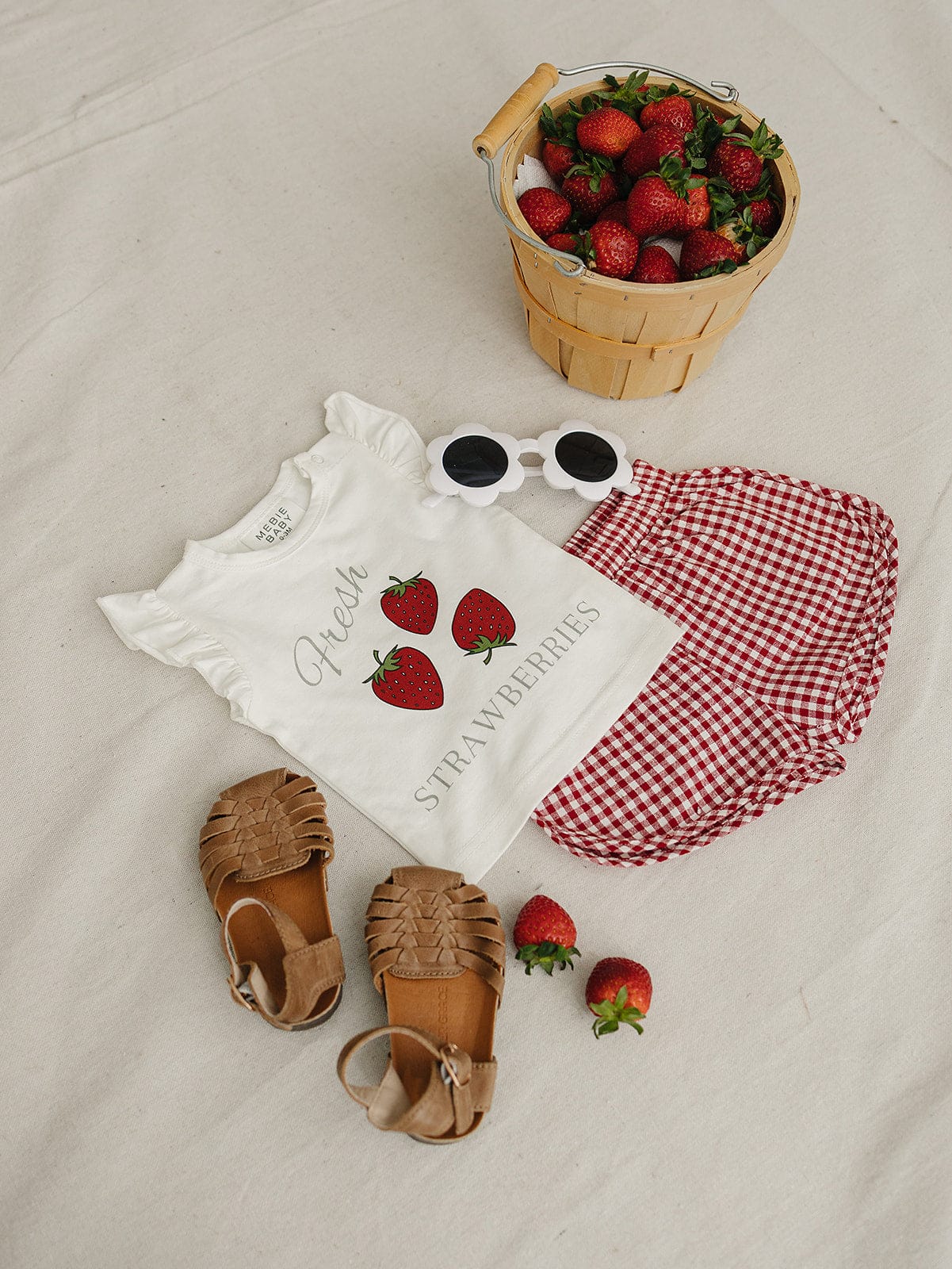 Strawberry Ruffle Tee - Image 3