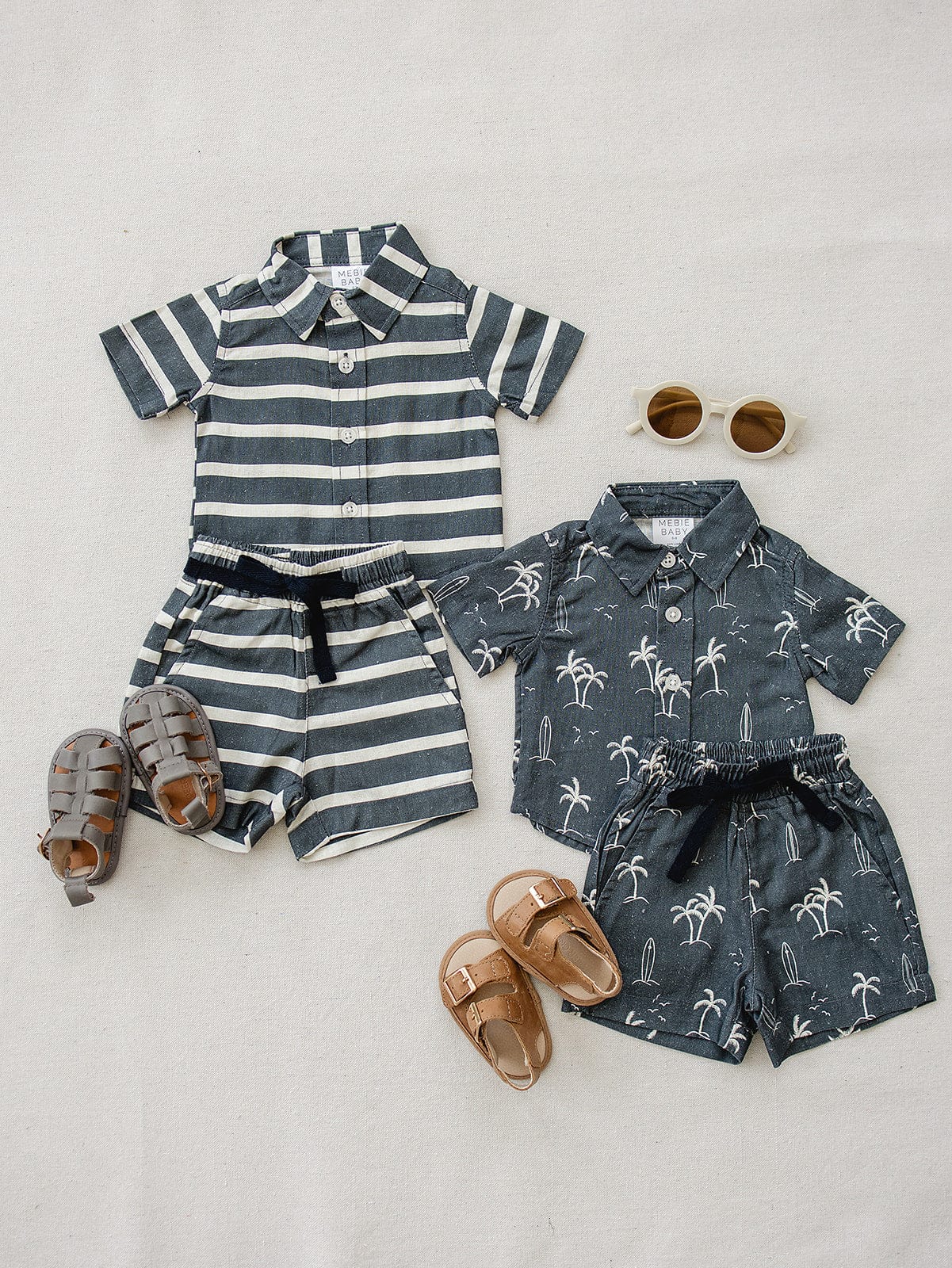 Stripe Linen Button Up Shirt - Image 6