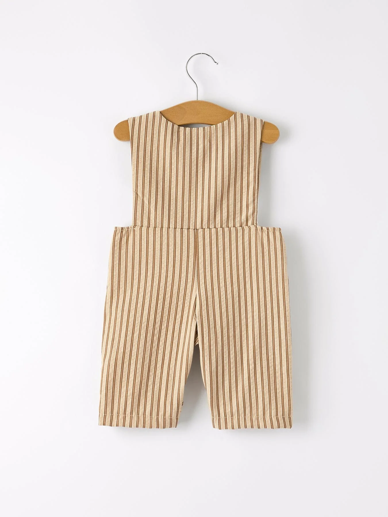 Stripe Smocked Church Christ Bishop Christening Romper - Image 8