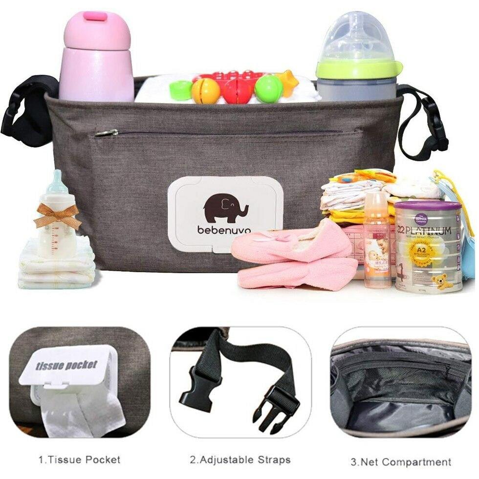 Stroller Organizer Bag, Blue - Image 2