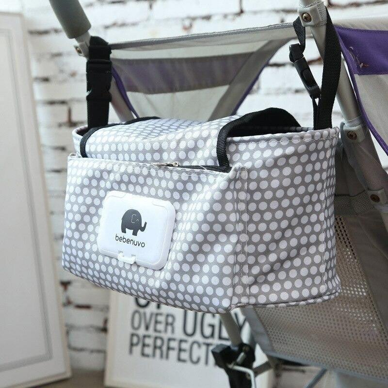 Stroller Organizer Bag, Polka Dots - Image 2