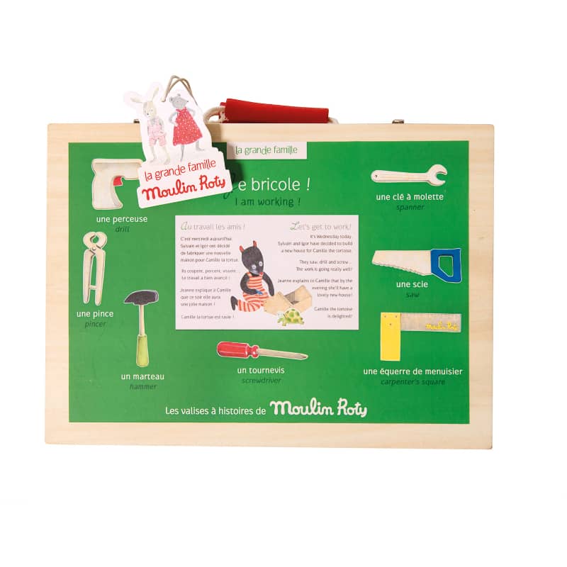 Suitcase - Handyman Tool Set - The Big Family - Moulin Roty - Image 3