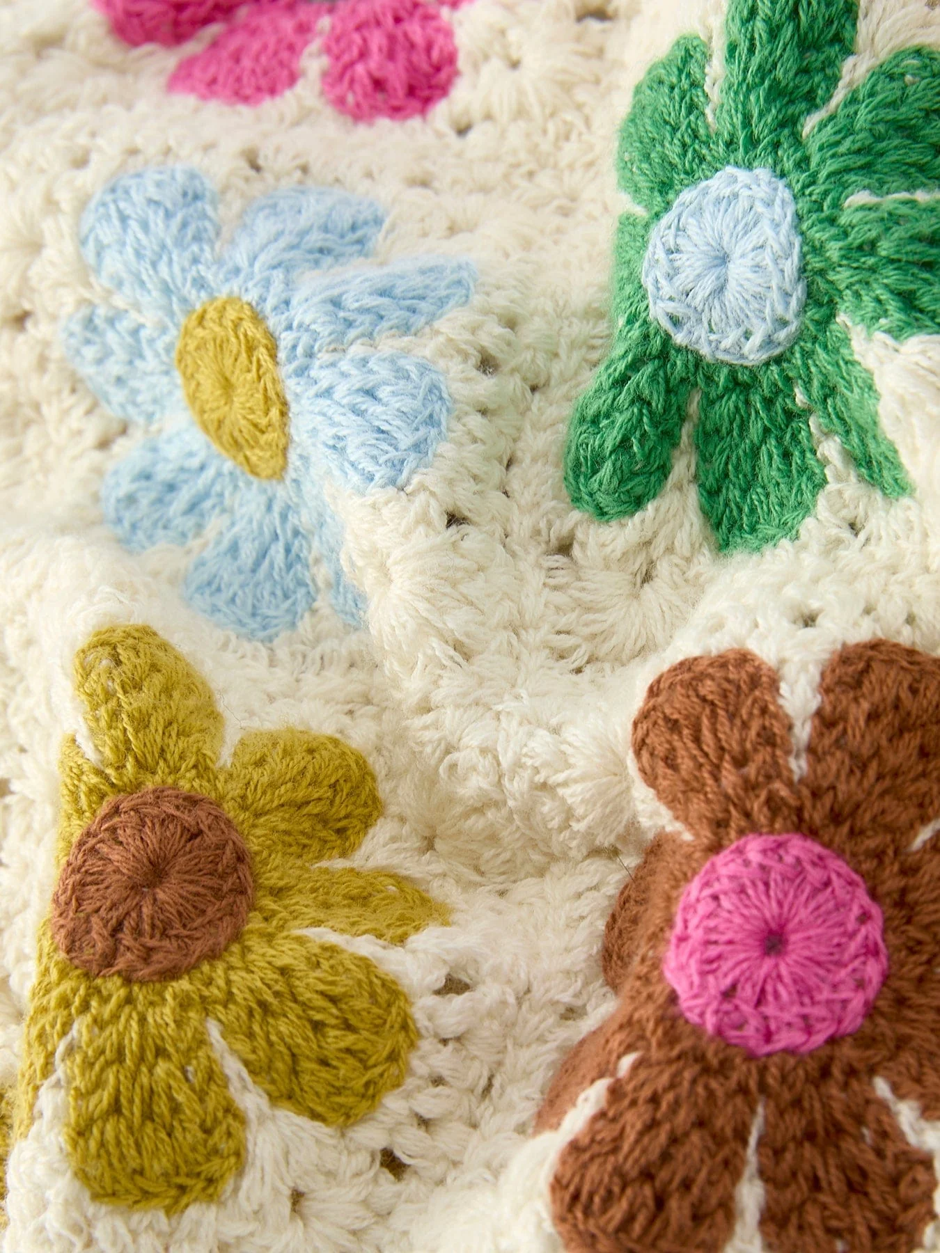 Summer Crochet Floral Girl Set - Image 5