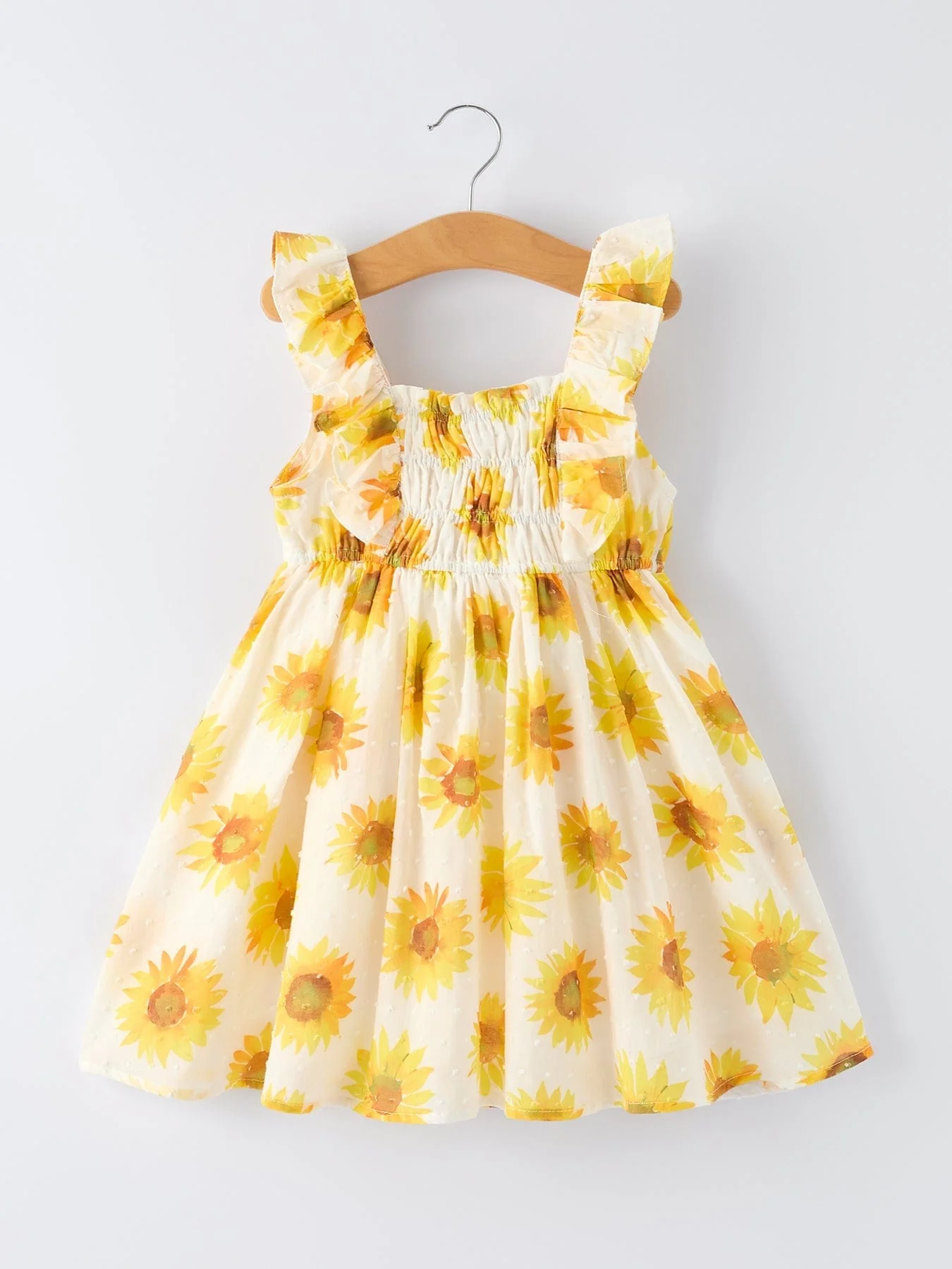 Sunflower Girls Smocked Ruffle Dress - Image 6