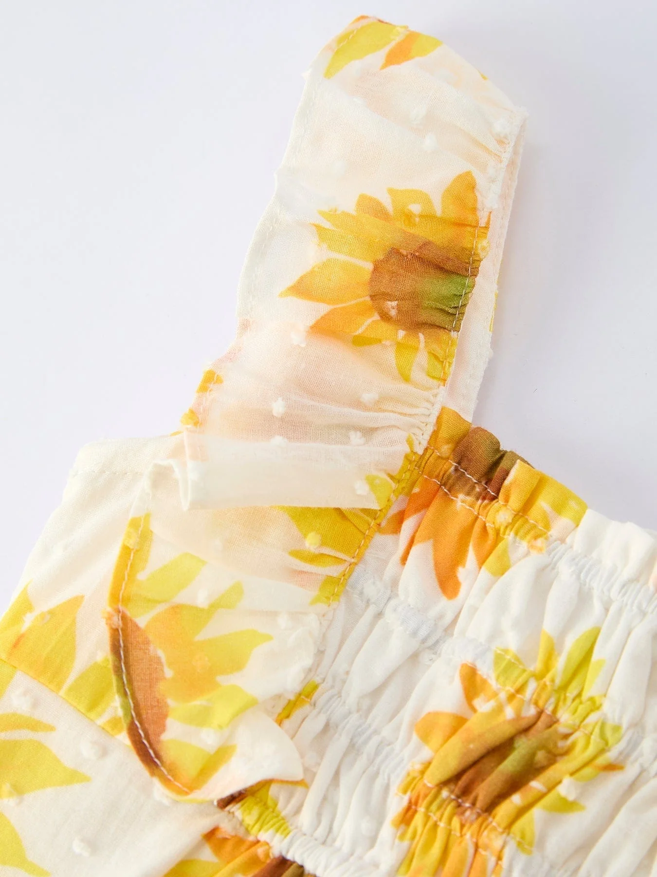 Sunflower Girls Smocked Ruffle Romper - Image 7