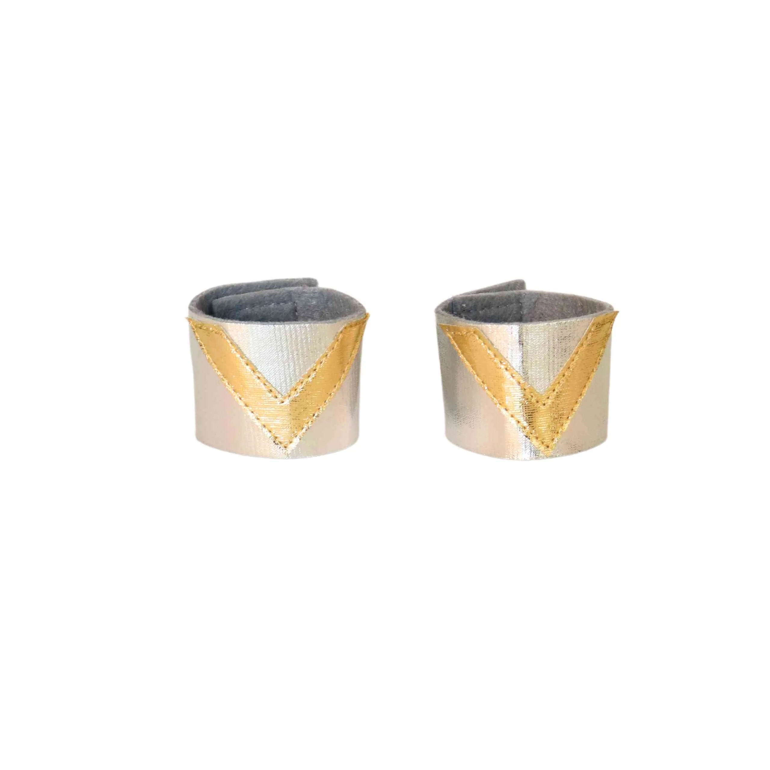 Superhero Mask and Cuff Set - Blue & Silver - Image 3