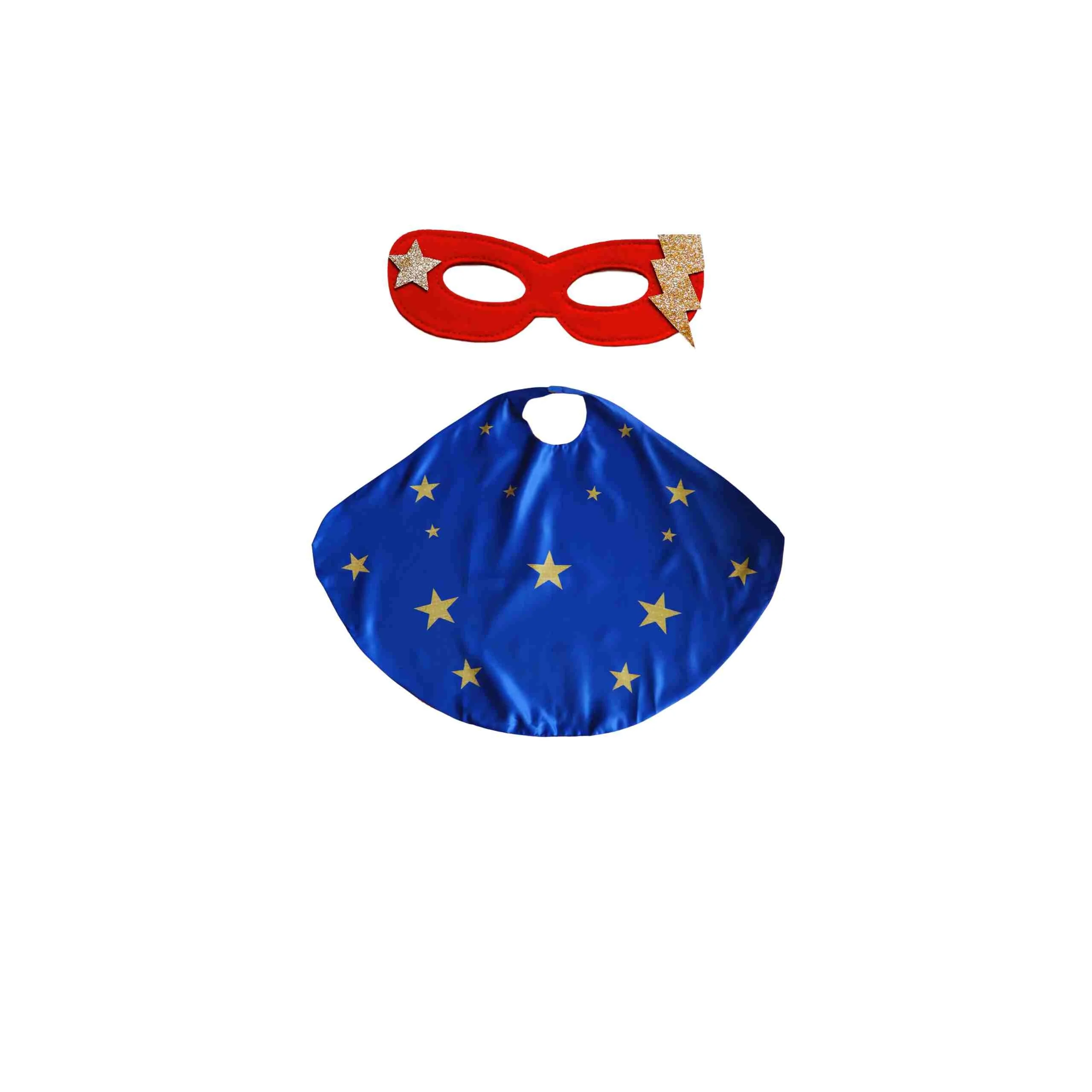 Superhero Star Power Cape Set - Blue - Image 4