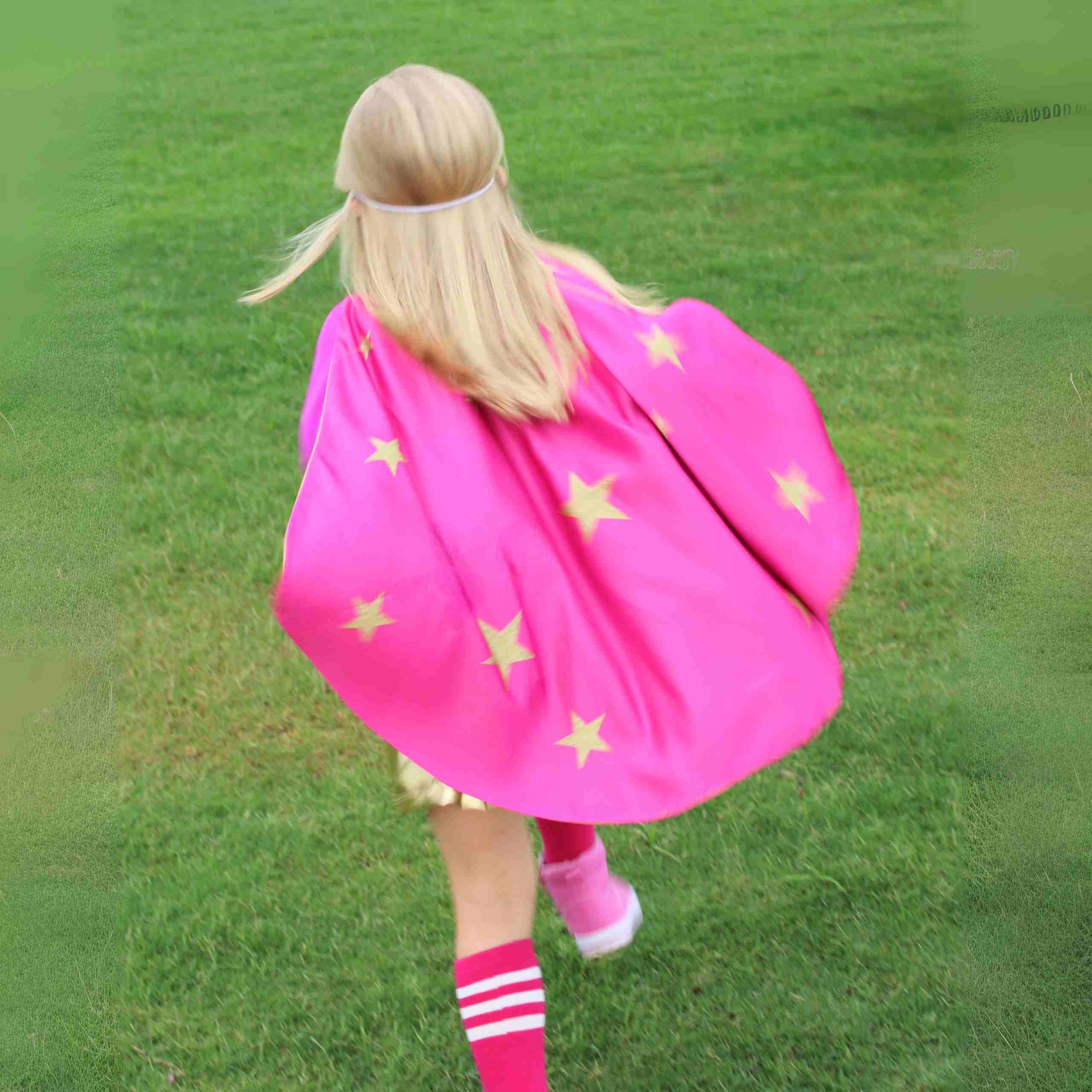 Superhero Star Power Cape Set - Pink - Image 3