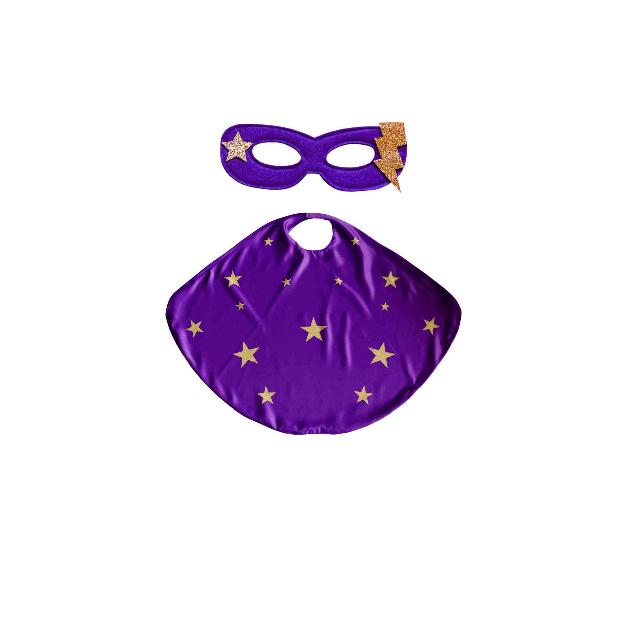 Superhero Star Power Cape Set - Purple - Image 3