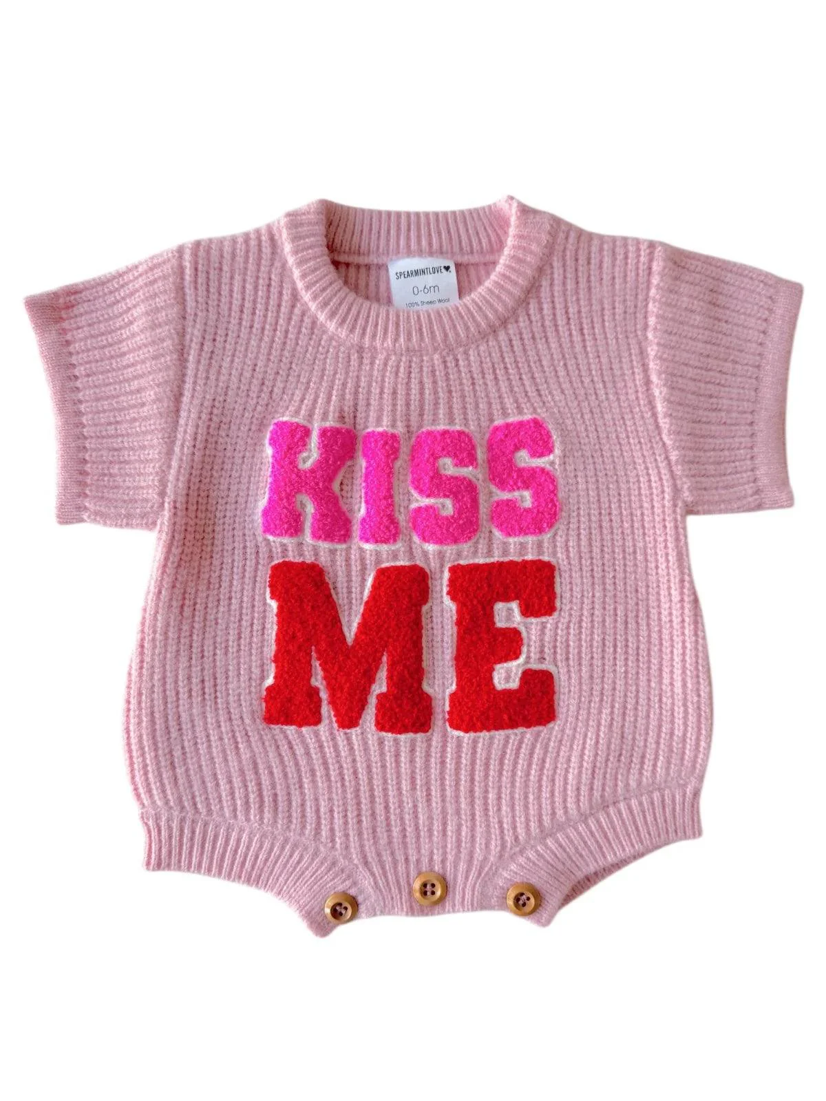 Sheep Wool Sweater Romper - Kiss Me - Image 2