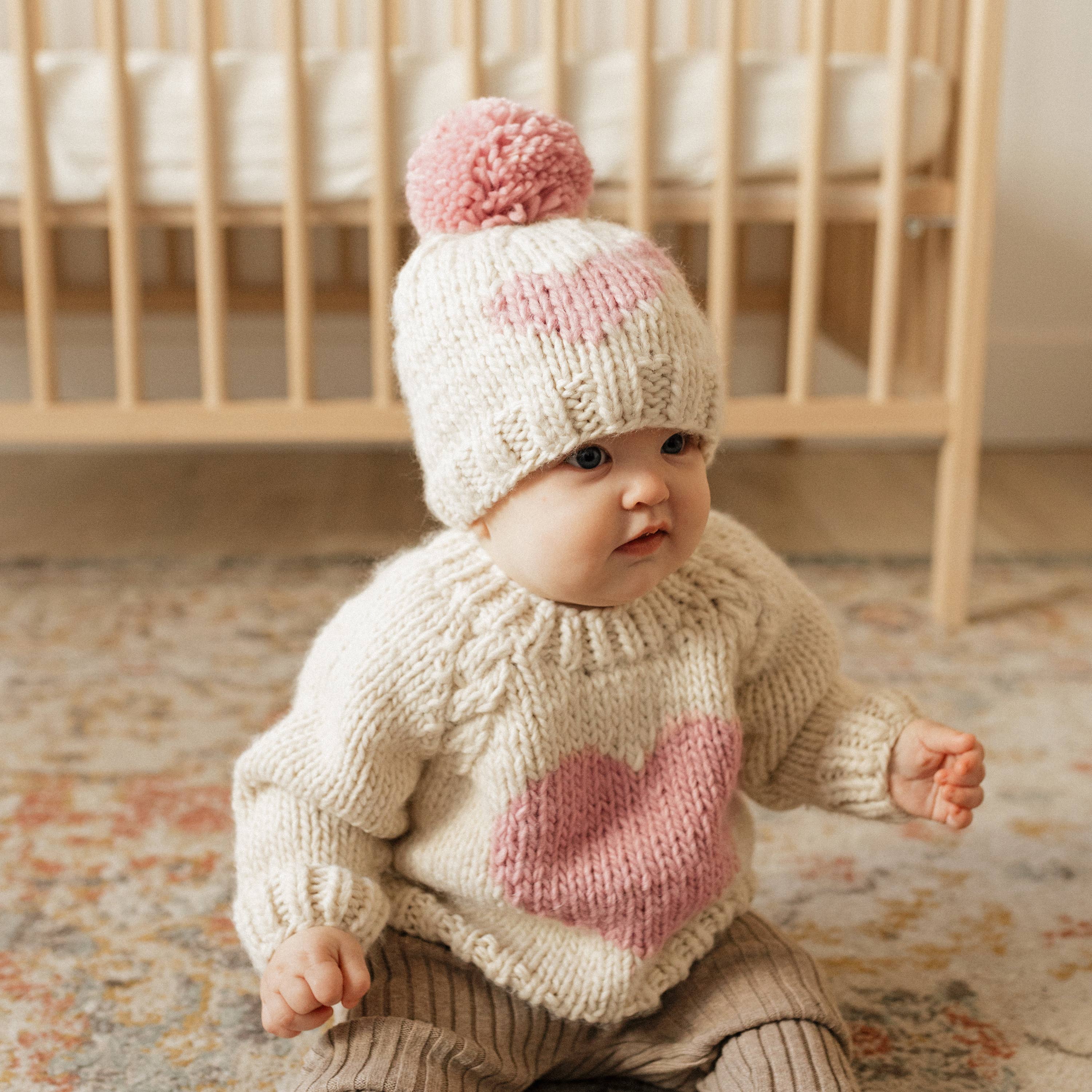 Sweetheart Crew Neck Sweater Baby & Toddler - Image 5