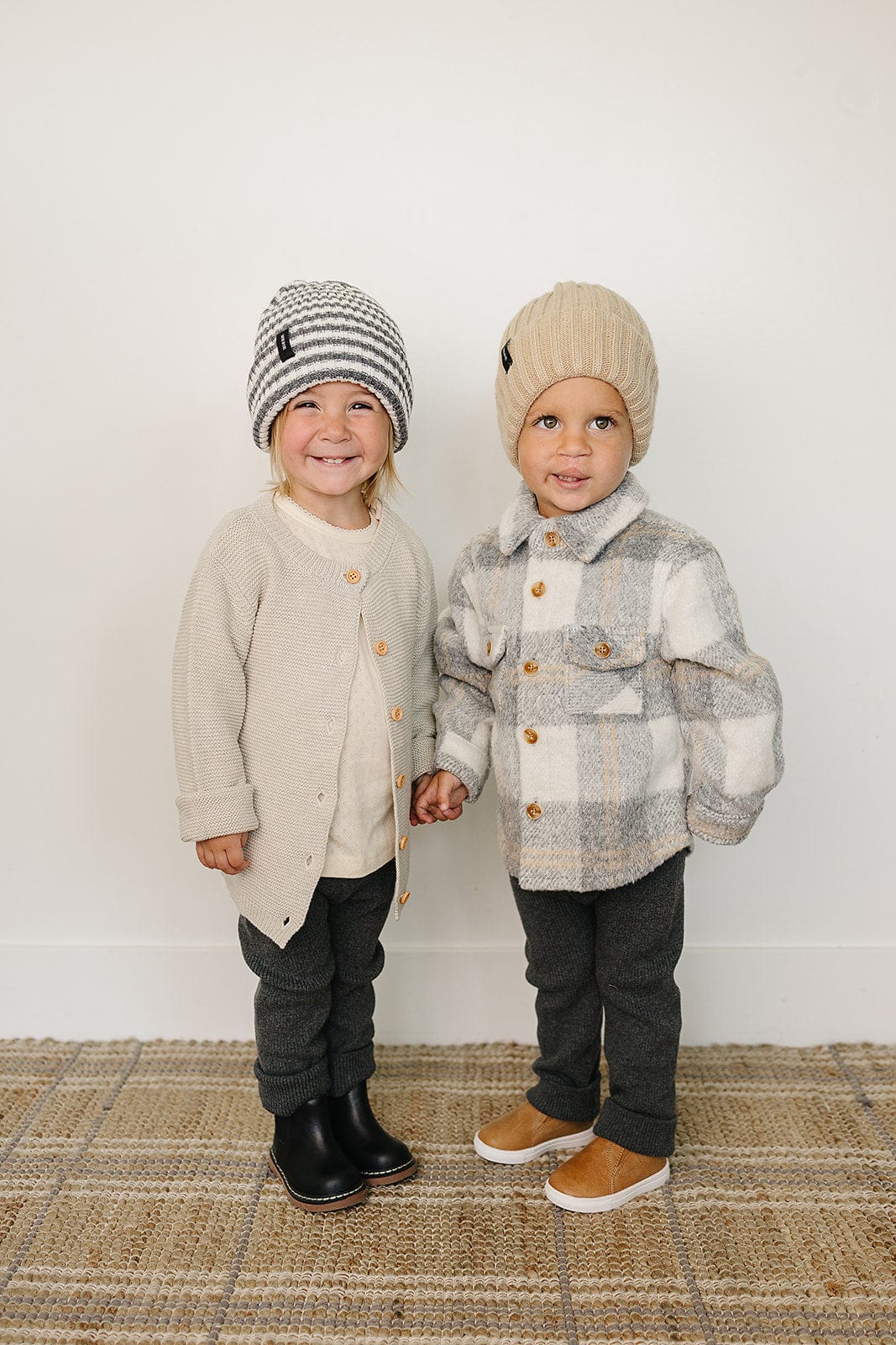 Tan Chunky Knit Beanie - Image 5
