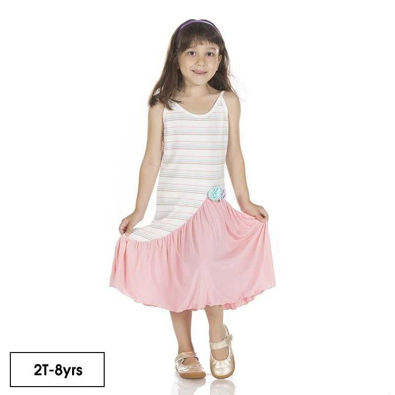 Bamboo Tarantella Dress - Cupcake Stripe - Image 2