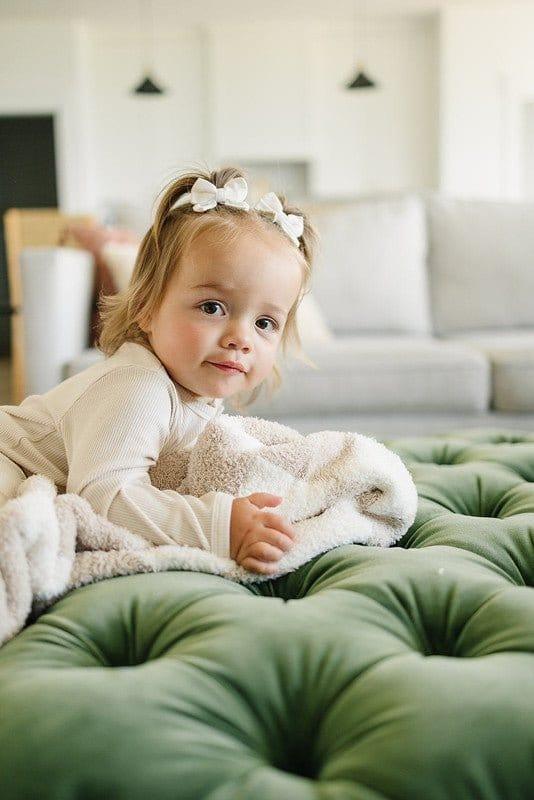 Plush Blanket - Taupe Checkered - Image 13