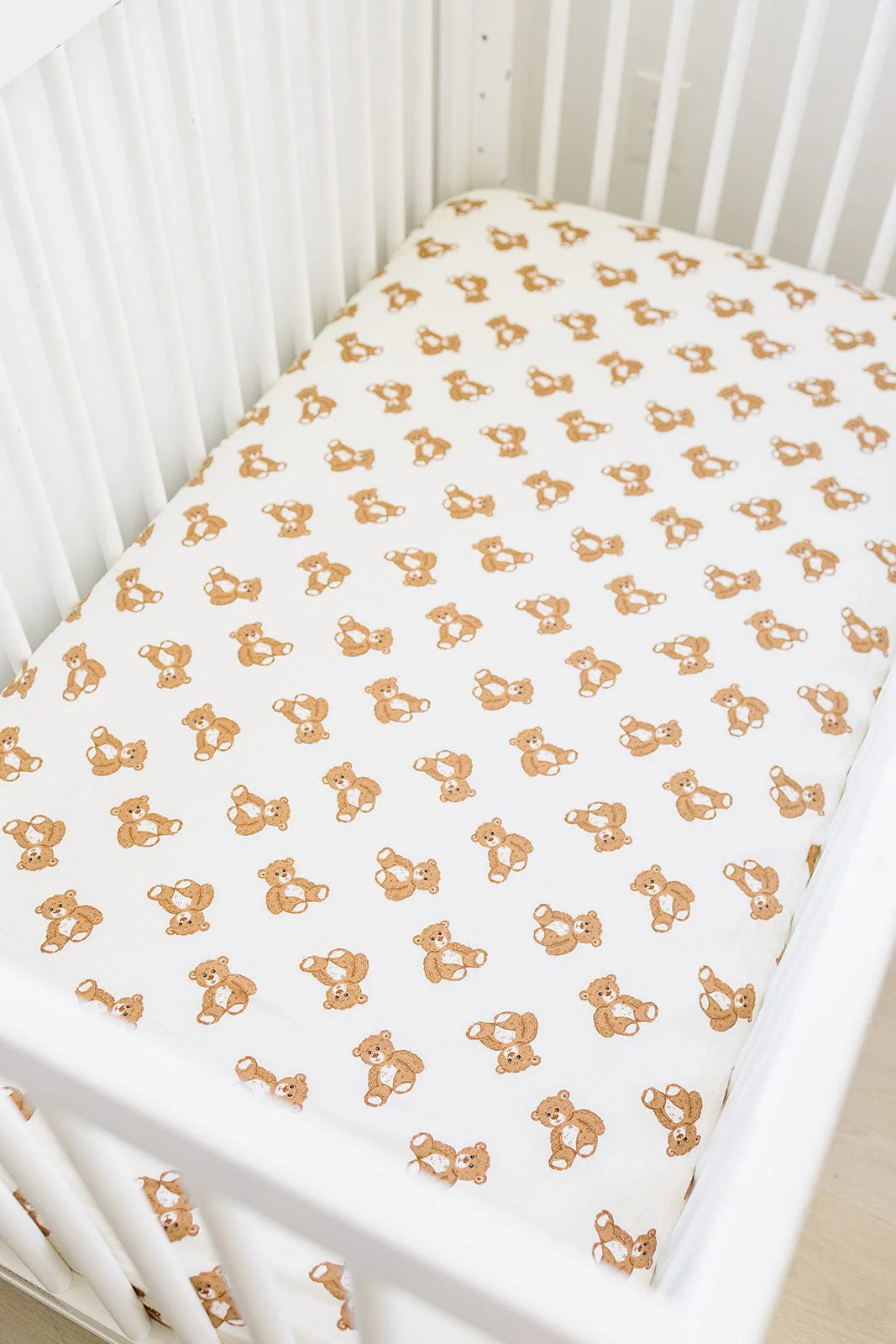 Teddy Bear Muslin Crib Sheet - Image 2