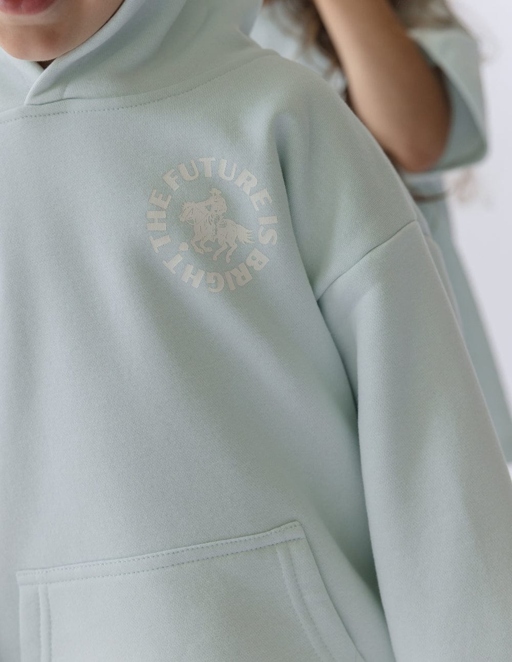 The Future Is Bright Kids Hoodie - Image 3