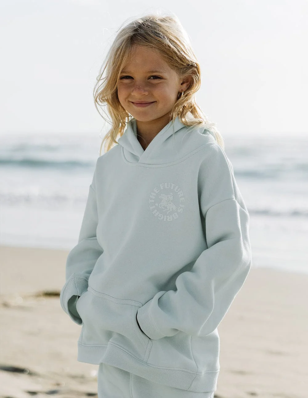 The Future Is Bright Kids Hoodie - Image 7