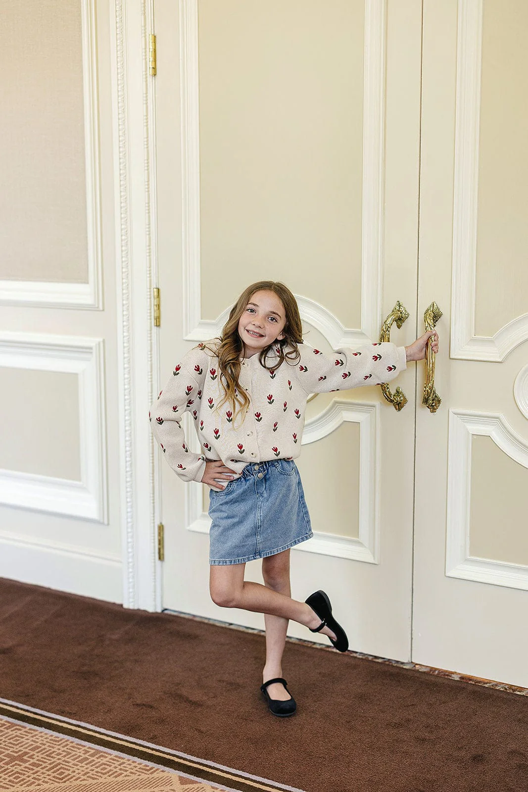 Tulip Button Down Cardigan - Image 2