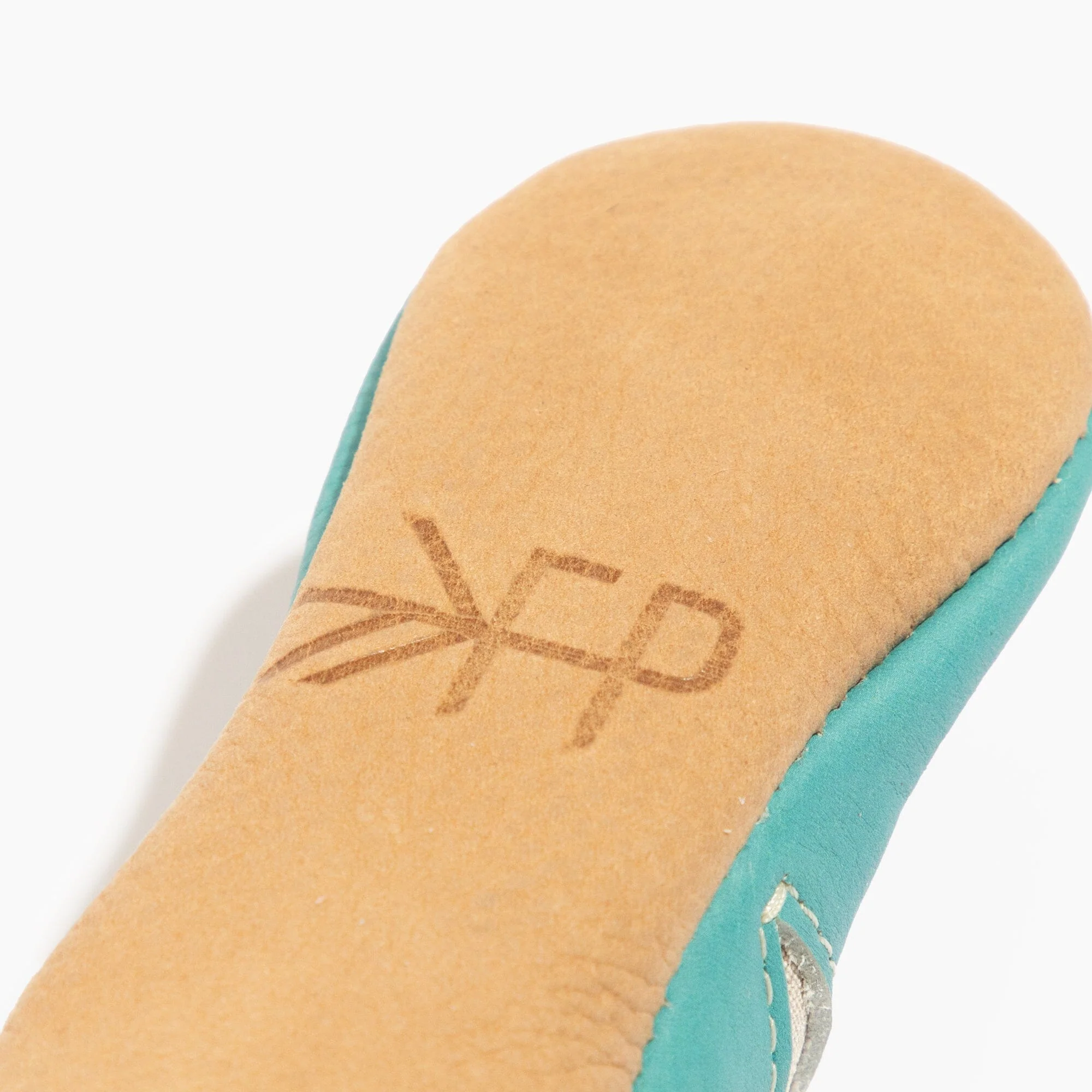 Turquoise Cowboy Chelsea Boot Baby Shoe - Image 4