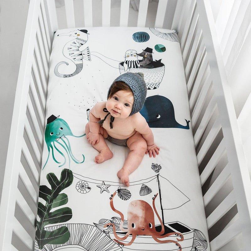 Crib Sheet, Underwater Love - Standard Size - Image 3