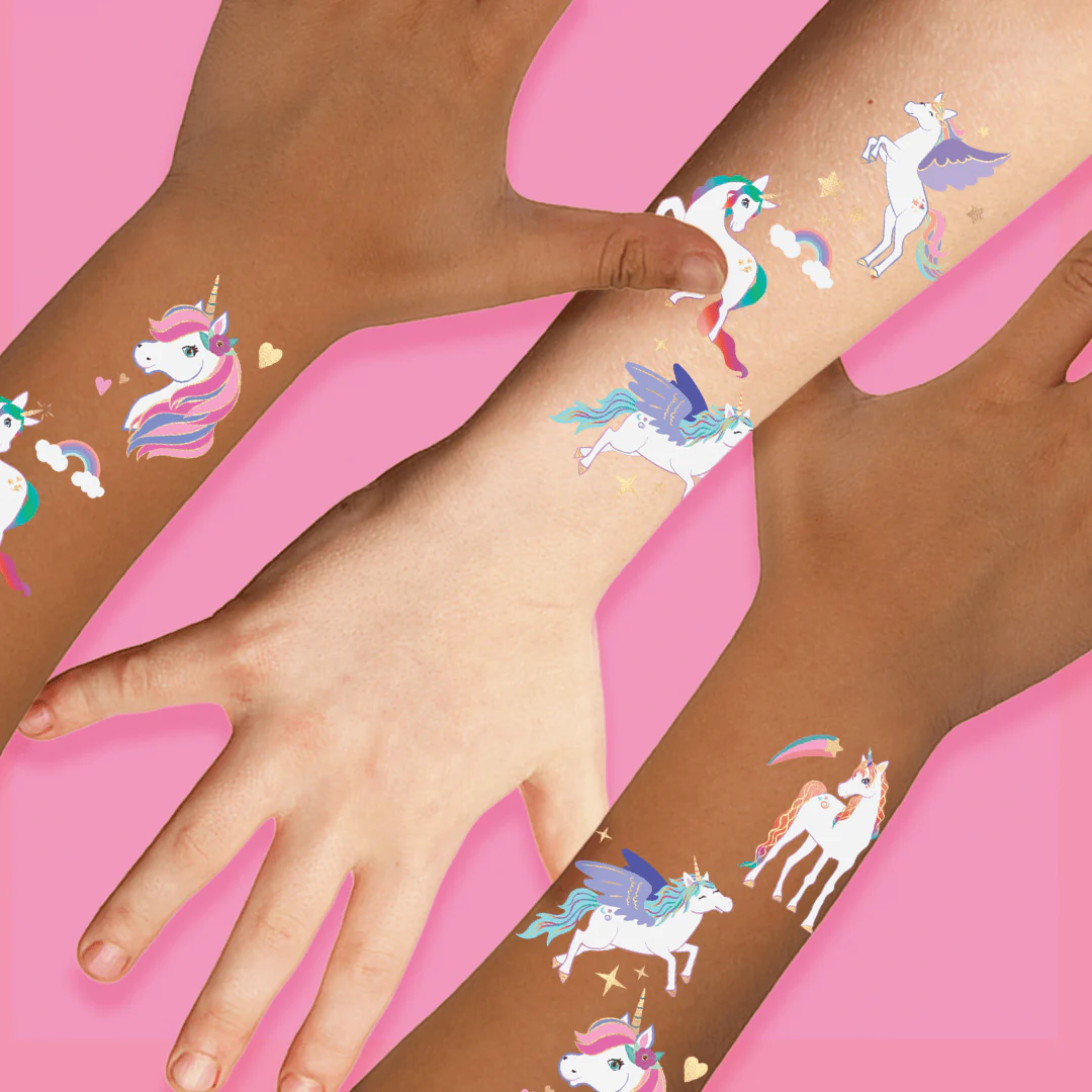 Unicorn Party Variety Temporary Tattoos Set - Image 2