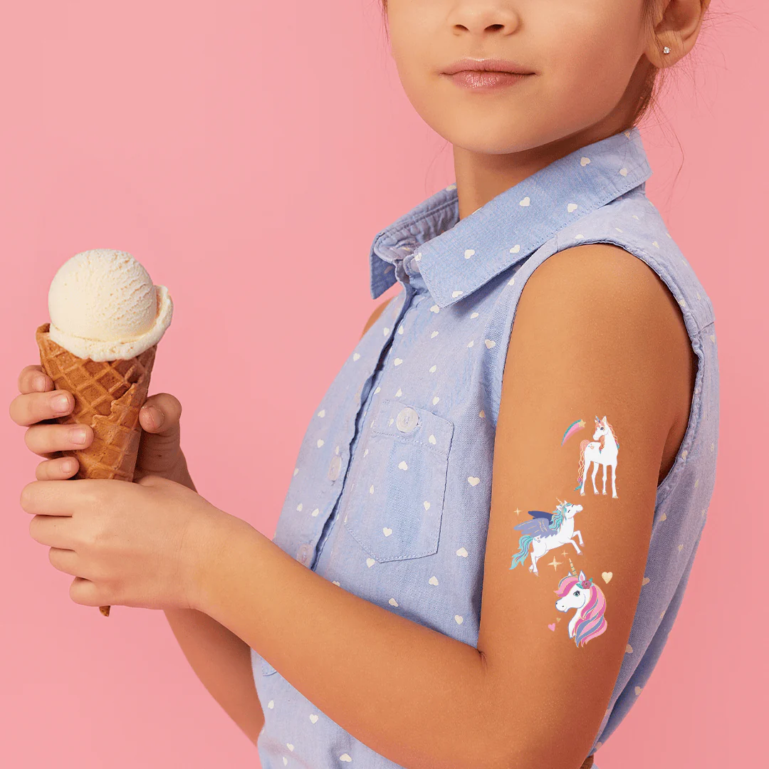 Unicorn Party Variety Temporary Tattoos Set - Image 7
