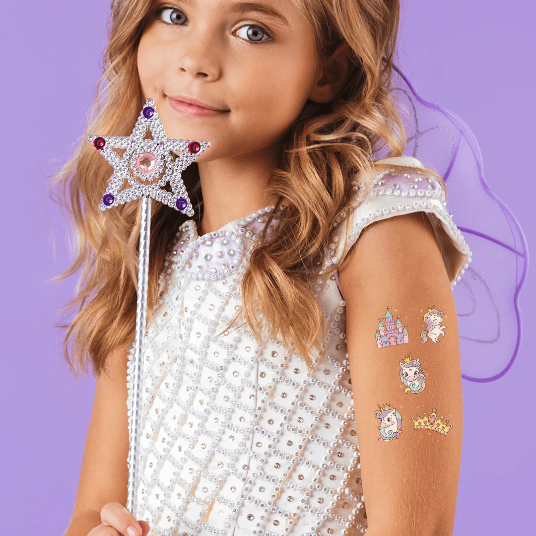 Unicorn Princess Variety Temporary Tattoos Set - Image 6