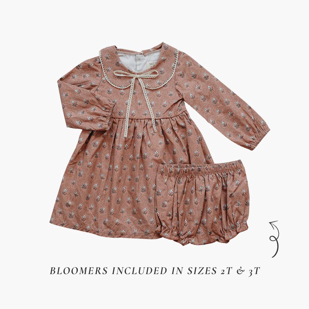 Vintage Pink Floral Dress - Image 2