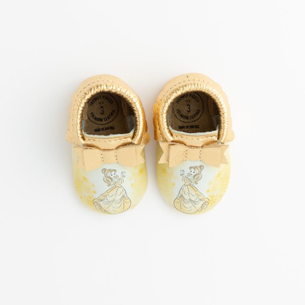 Watercolor Belle Bow Baby Shoe - Image 2