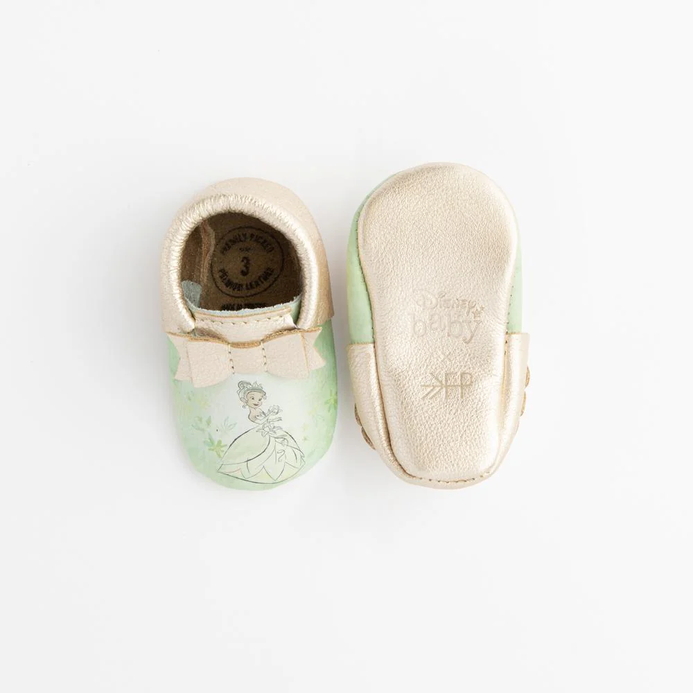 Watercolor Tiana Bow Baby Shoe - Image 3