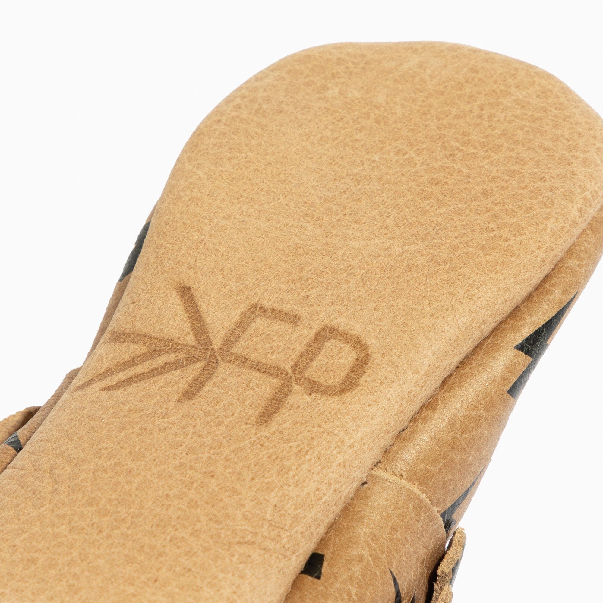 Weathered Brown Lightning Moccasin Baby Shoe - Image 4