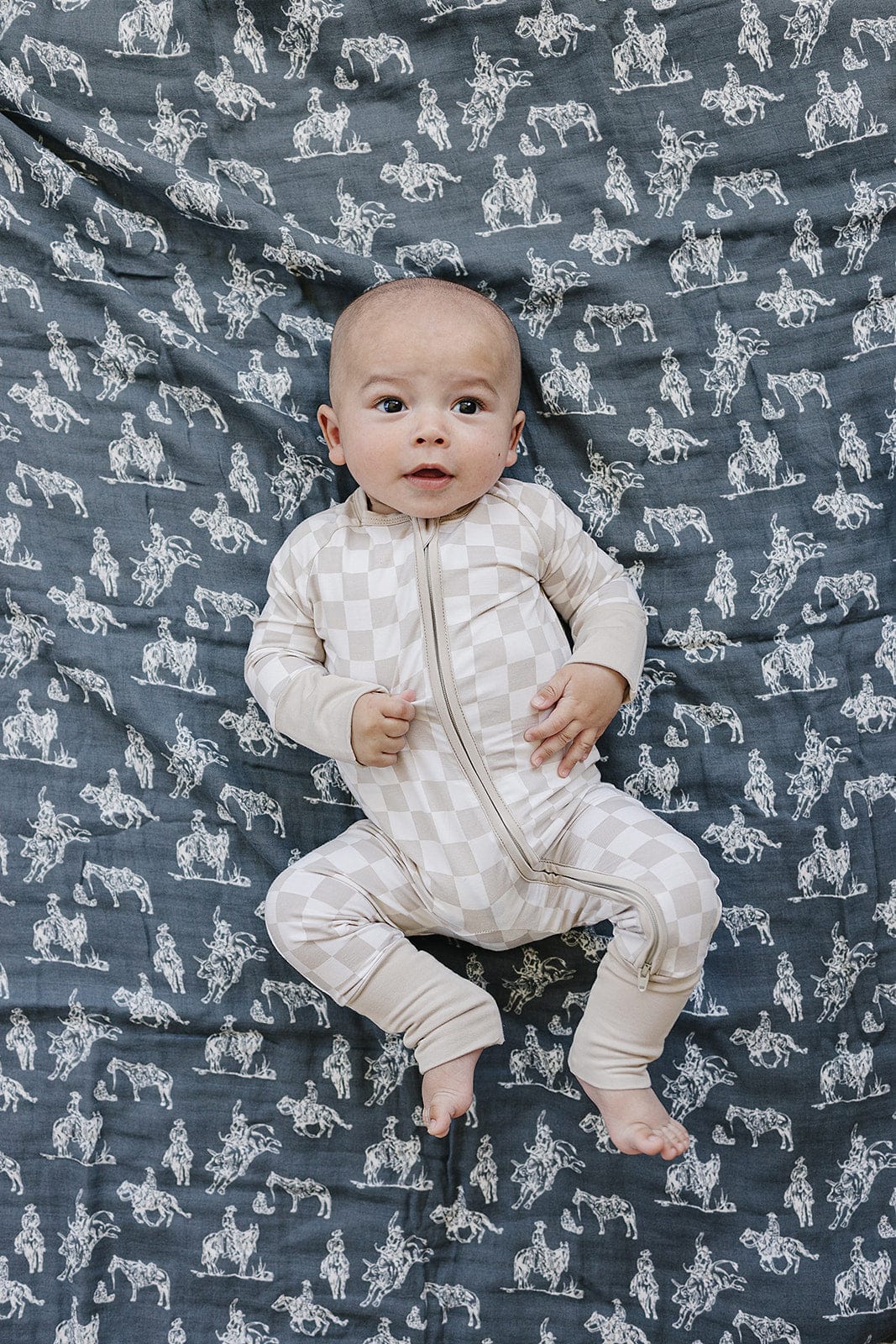 Western Aztec + Wild West Muslin Quilt - Image 4