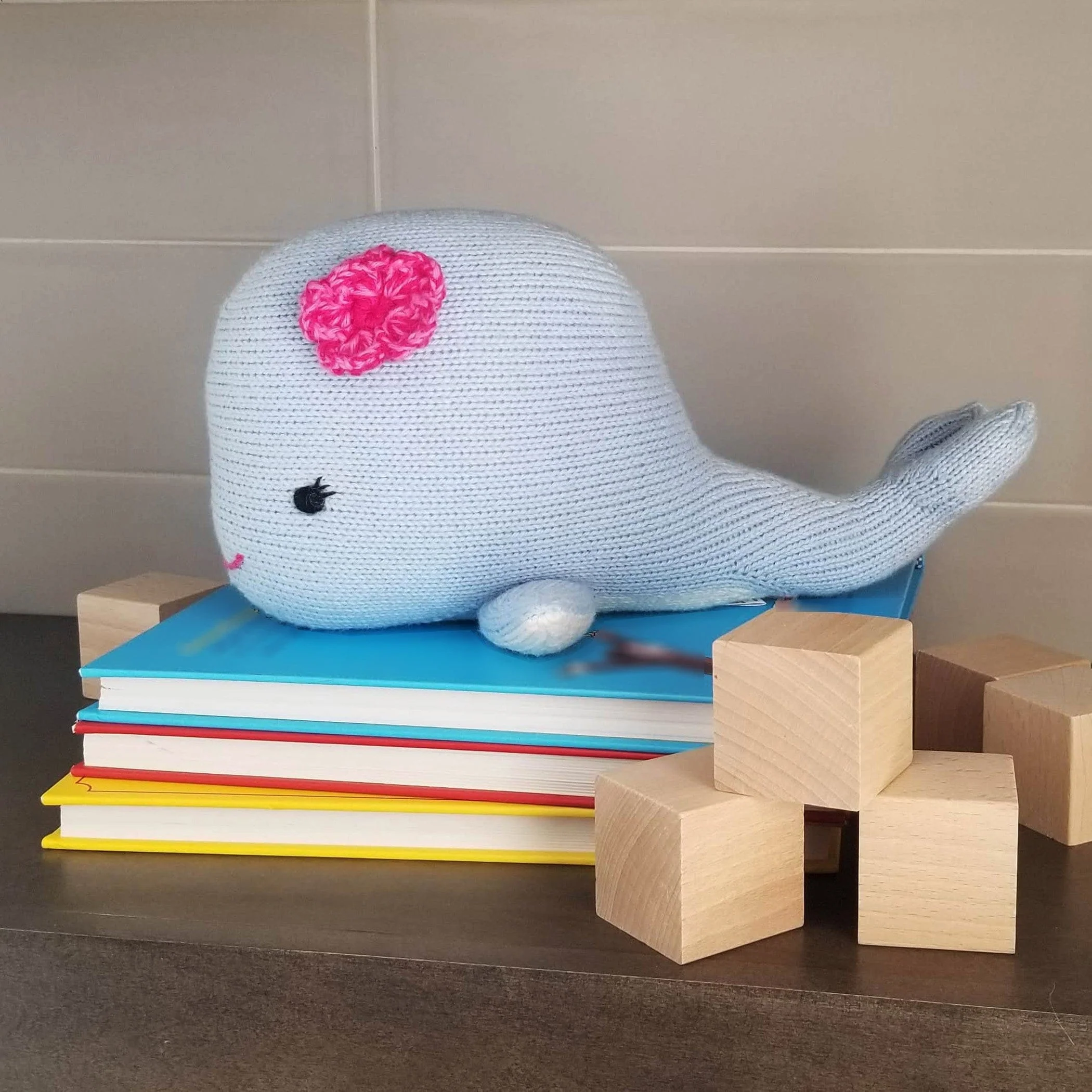 Whale with Flower - Image 2