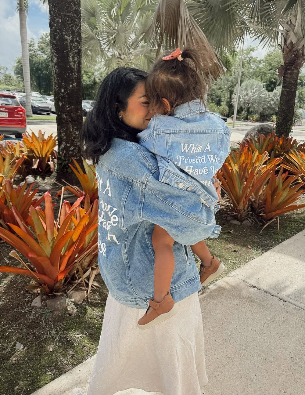 What a Friend in Jesus Kids Denim Jacket - Image 10