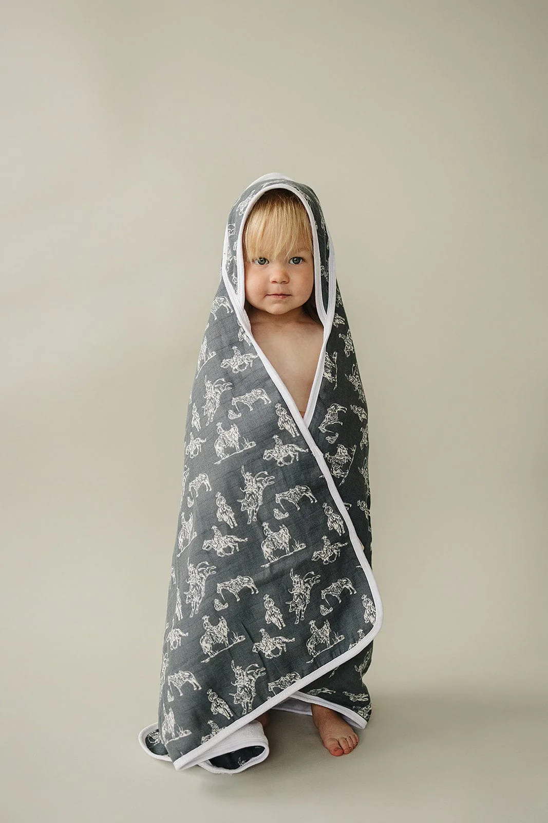 Wild West Muslin Hooded Towel - Image 3