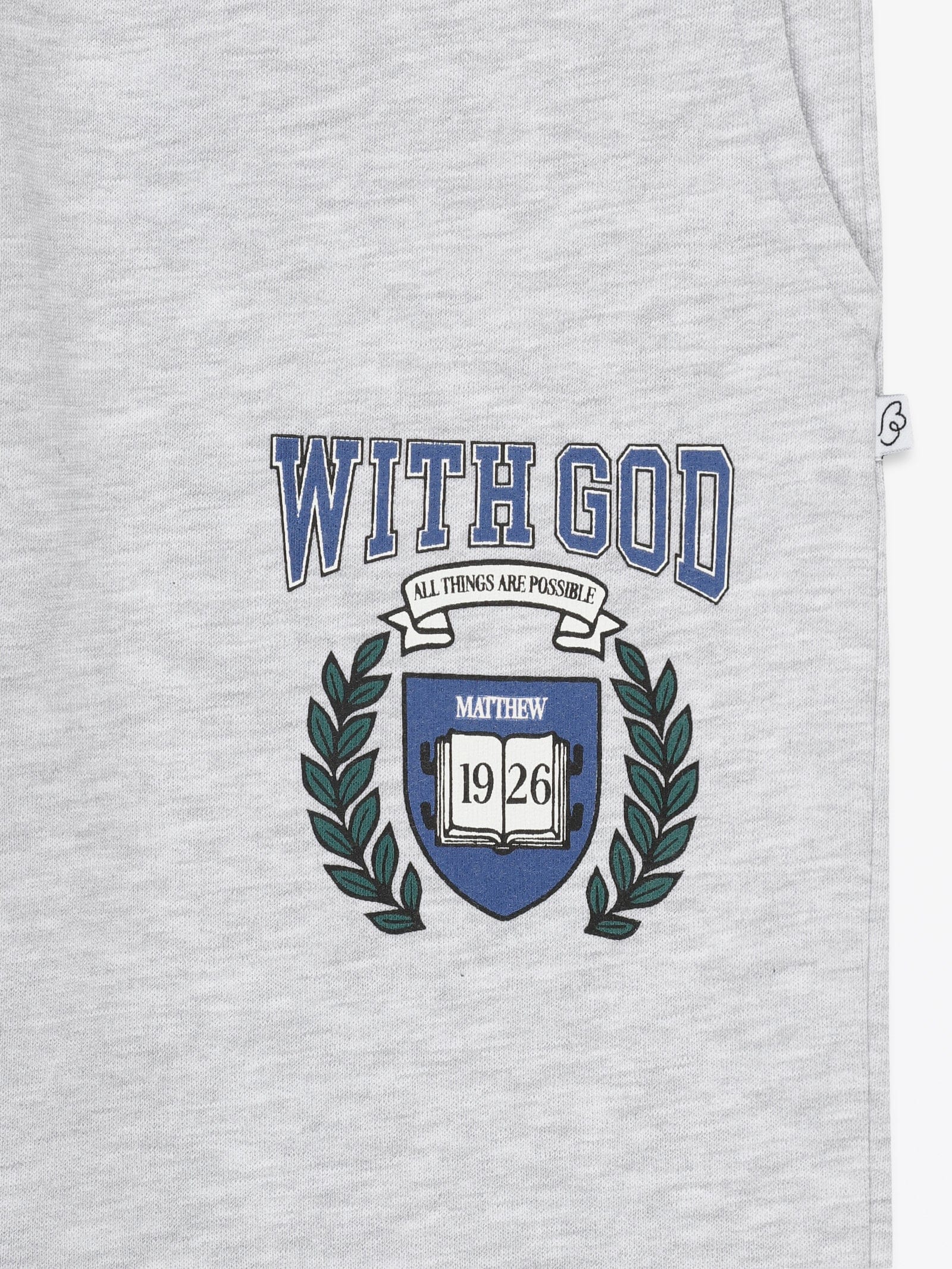With God Cotton Fleece Jogger - Image 2