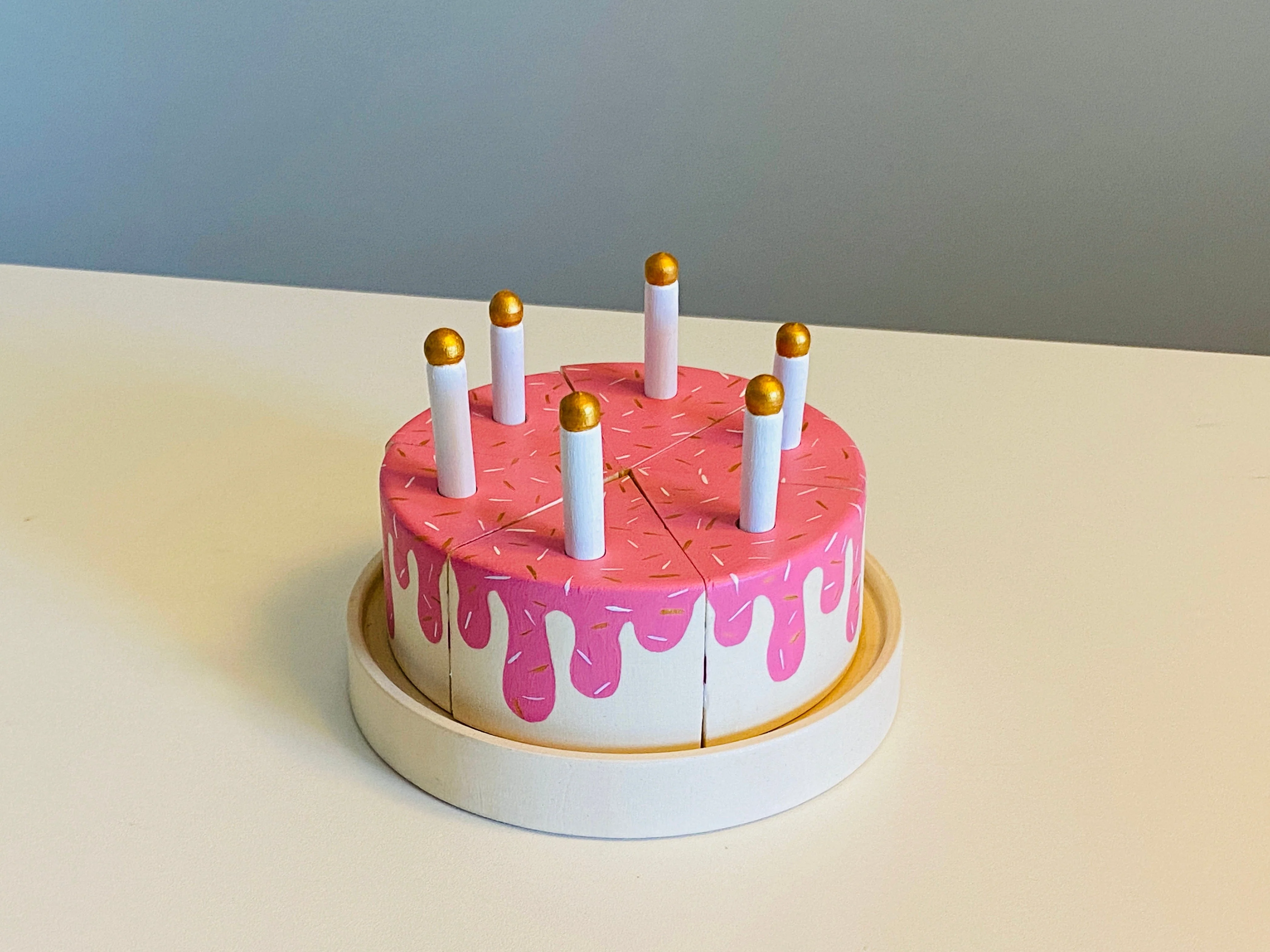 Wooden Birthday Cake Toy - Image 3