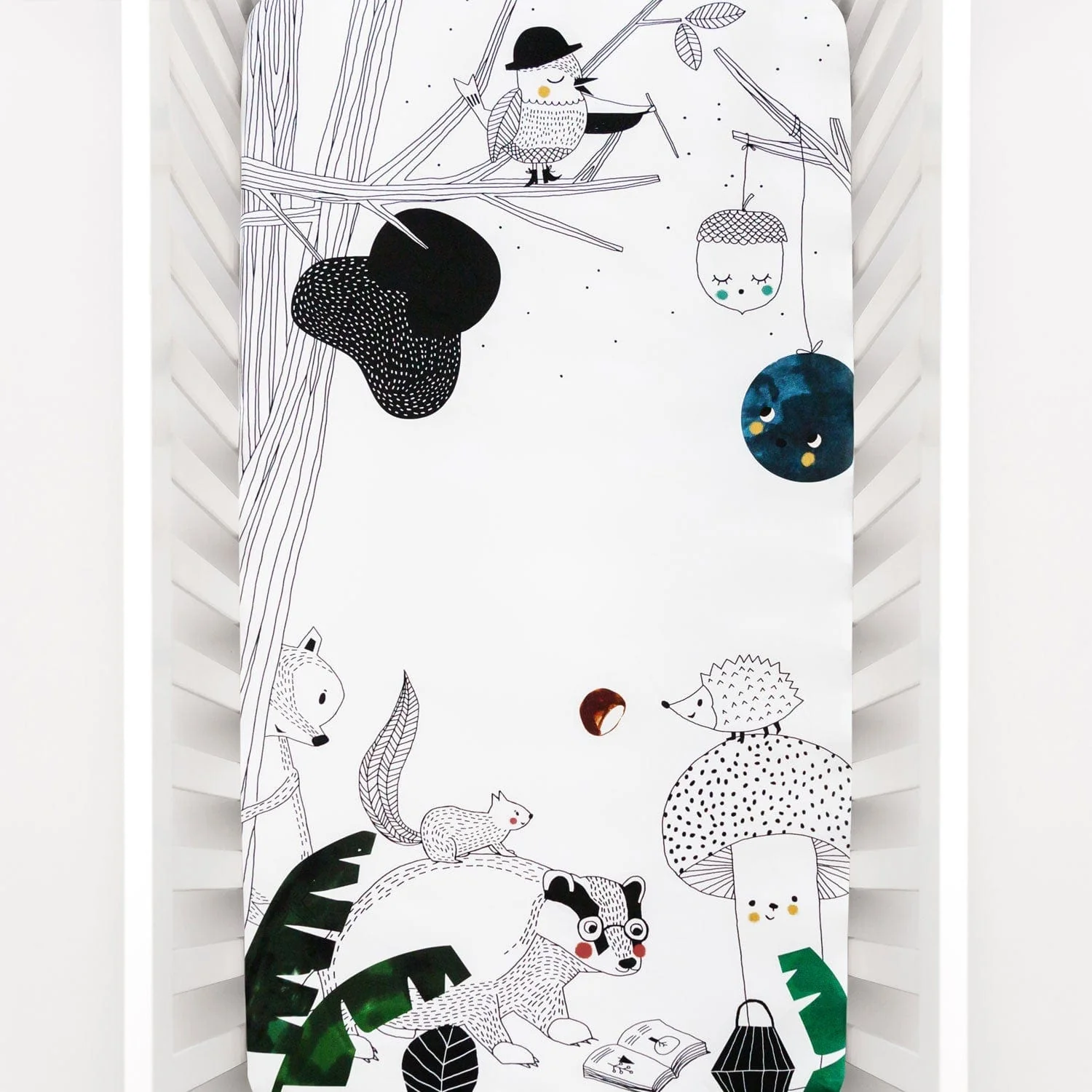 Woodland Dreams Standard Size Crib Sheet - Image 2